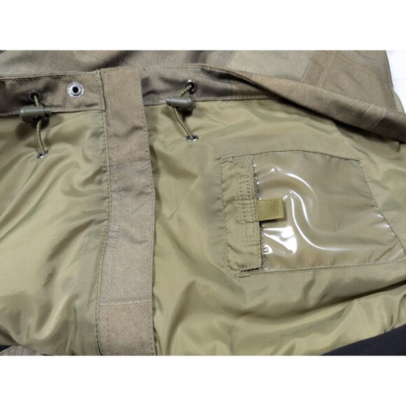 Burton DRYRIDE Hooded Snowboard Coat XL Ski Parka Fish Theme Thermolite Green - Picture 13 of 14